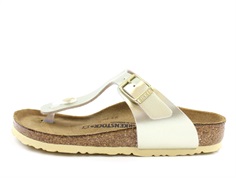 Birkenstock Gizeh sandal electric metallic gold with buckle